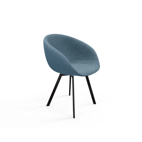 Krzesło KR-500 Ruby Kolory Tkanina Abriamo 13 Boucle Design Italia 2025-2030
